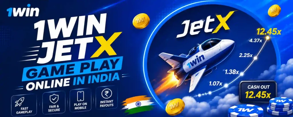 Play 1win JetX Game online india